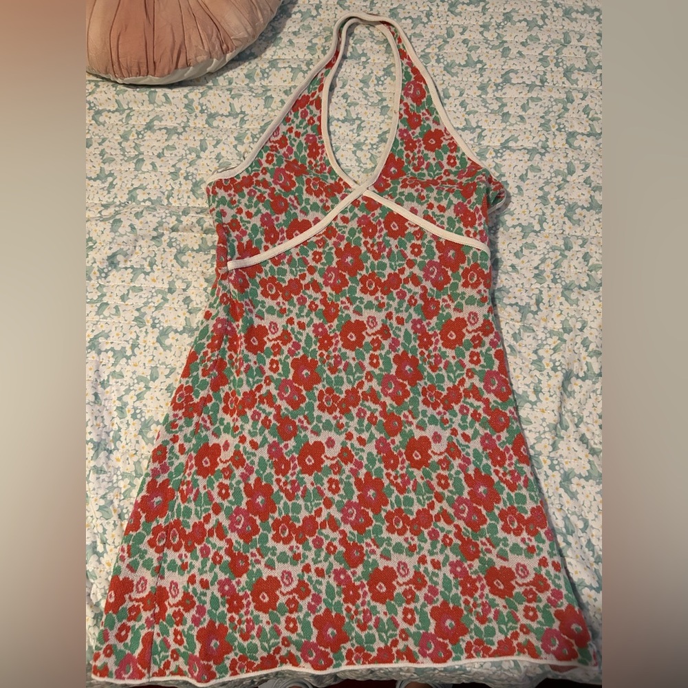 Zara flower print dress